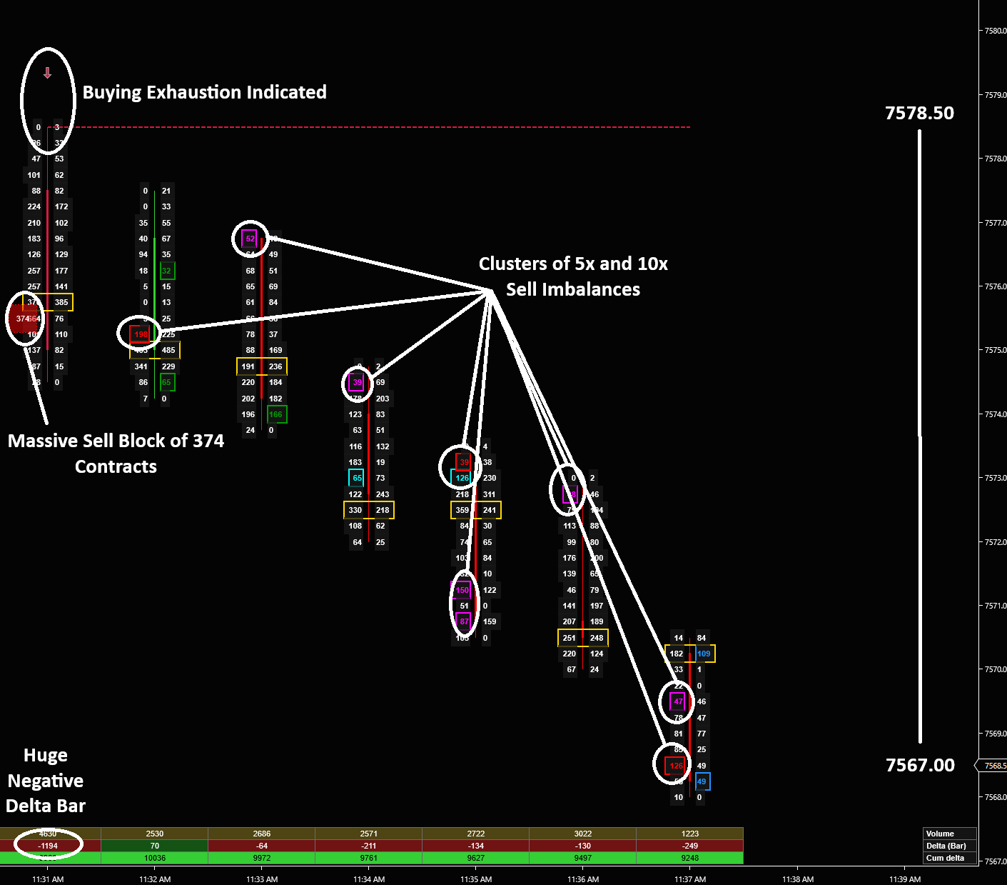 TDD Order Flow Exhaustion Main